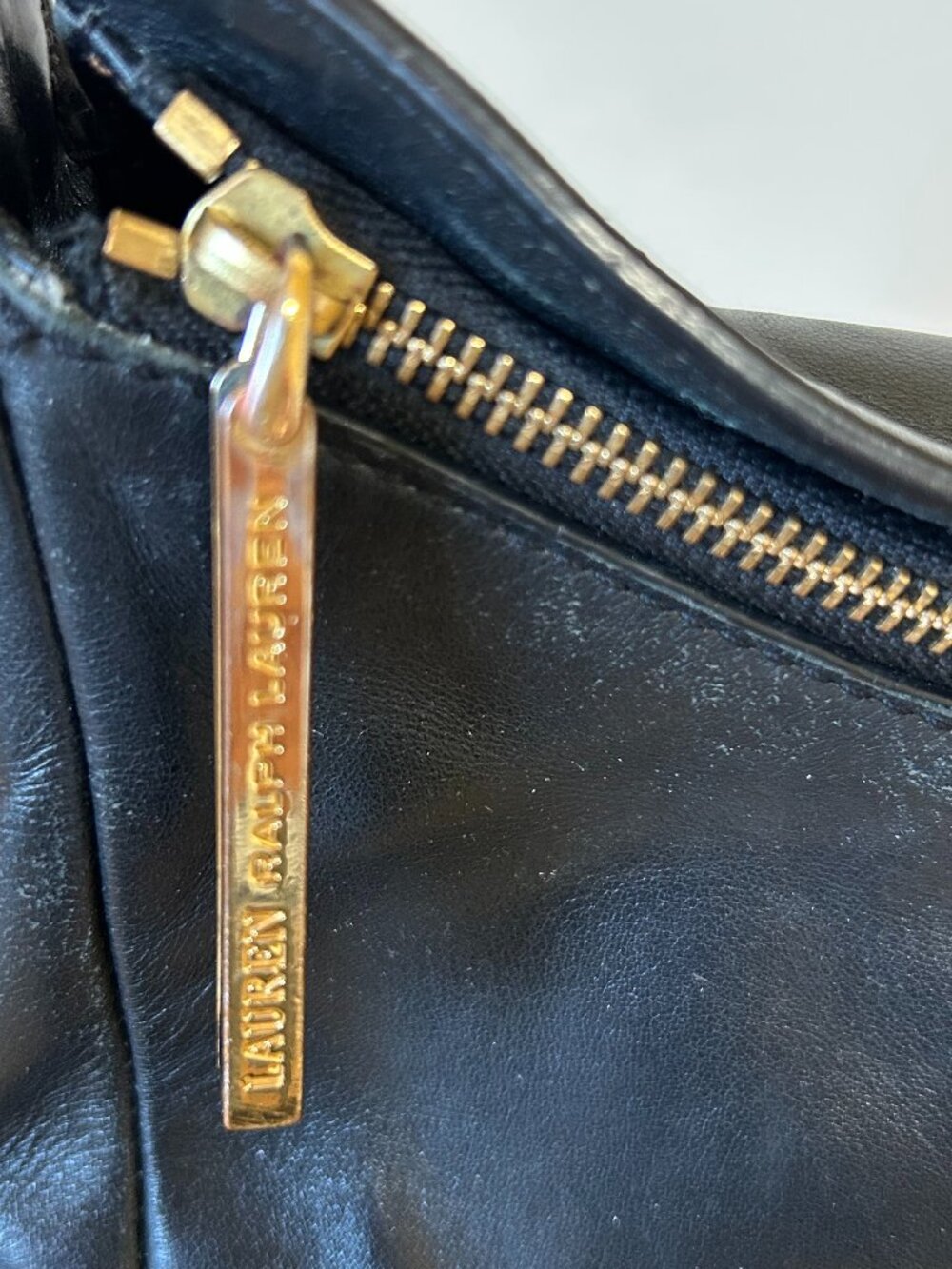 Lauren | Ralph Lauren Leather Crossbody Purse Black - Picture 4 of 16